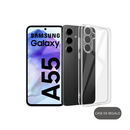 SAMSUNG A55 5G 8+256GB - NEGRO + CASE ORIGINAL